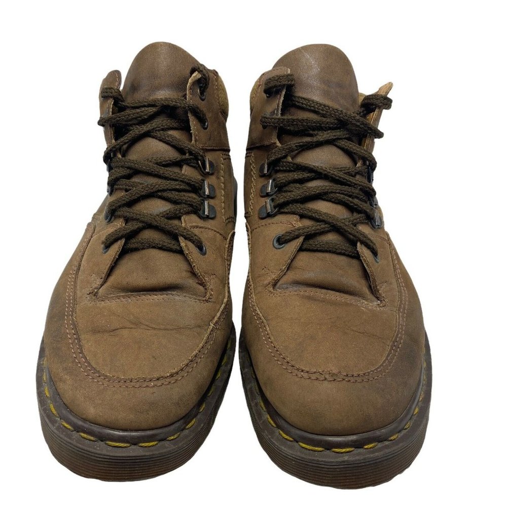 Doc Martens Mens 11 Brown Ankle Boots CK 2128 Dr Made In England 90s Vintage